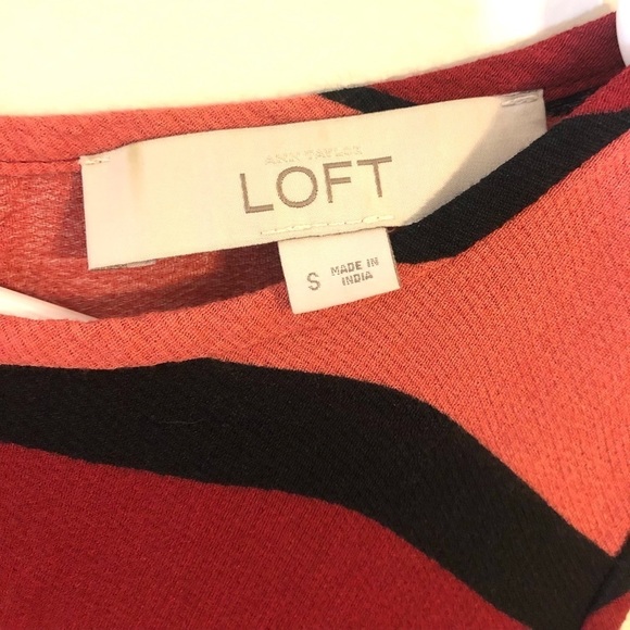 2/$25 - Loft - Multicolor Sleeveless Striped Shift Dress - Picture 5 of 8